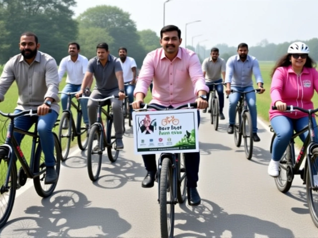 ICAR-ISRI Launches 'Save Fuel, Save Nation' Cycling Campaign in Lucknow